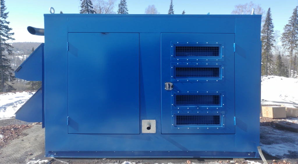 Дизель-генератор номинальной мощностью 160 кВт под капотом Дизель-генератор 160 кВт в кожухе двигатель Yuchai