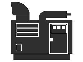 ДЭС (ДГУ) АРГУС АД150-Т400 изготовлены с двигателем 6RT80-176DE в Уфе от российского производителя АО «Электроагрегат», в кожухе  Дизель-генераторы АРГУС АД150-Т400 с двигателем 6RT80-176DE в кожухе (под капотом) в Уфе от российского производителя