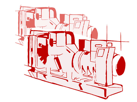 Высоковольтный энергомодуль мощностью 3500 кВт 6,3 кВ двигатель Baudouin